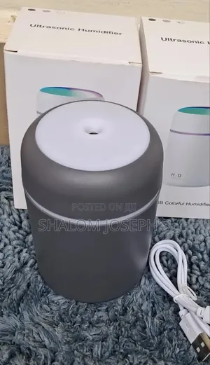 Usb Colorful Humidifier- Black