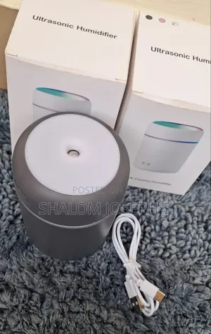 Usb Colorful Humidifier- Black