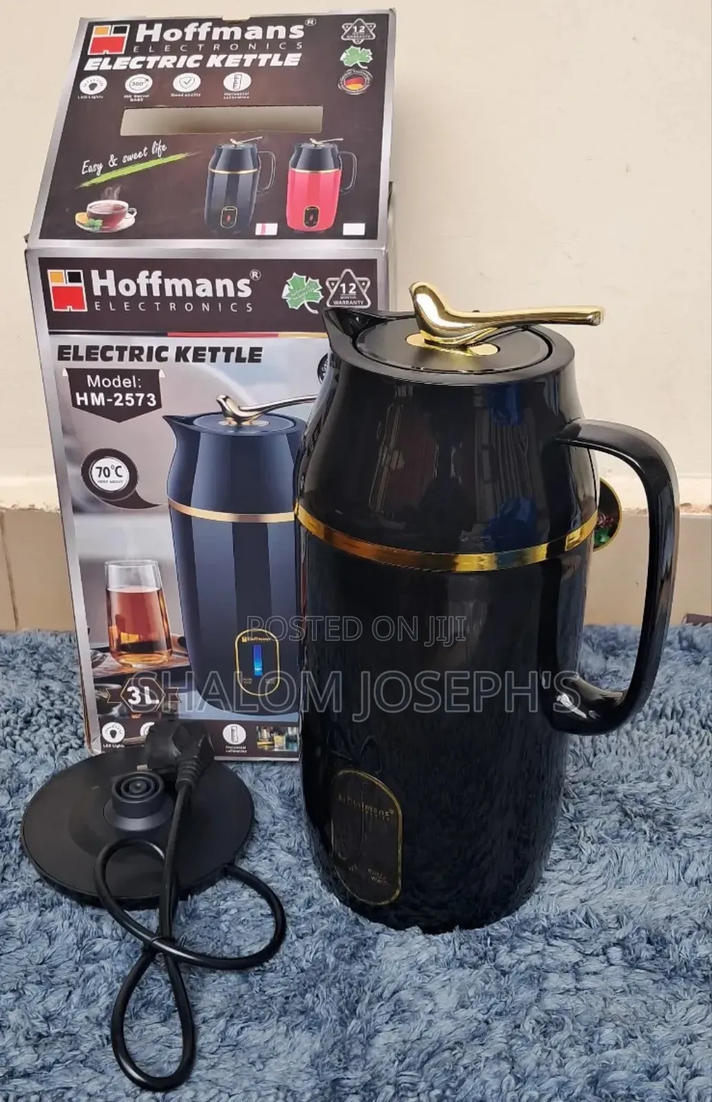Hoffmans Electric Kettle 2 in 1 Paco -Flask