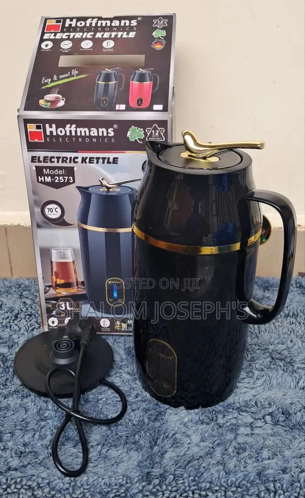 Hoffmans Electric Kettle 2 in 1 Paco -Flask