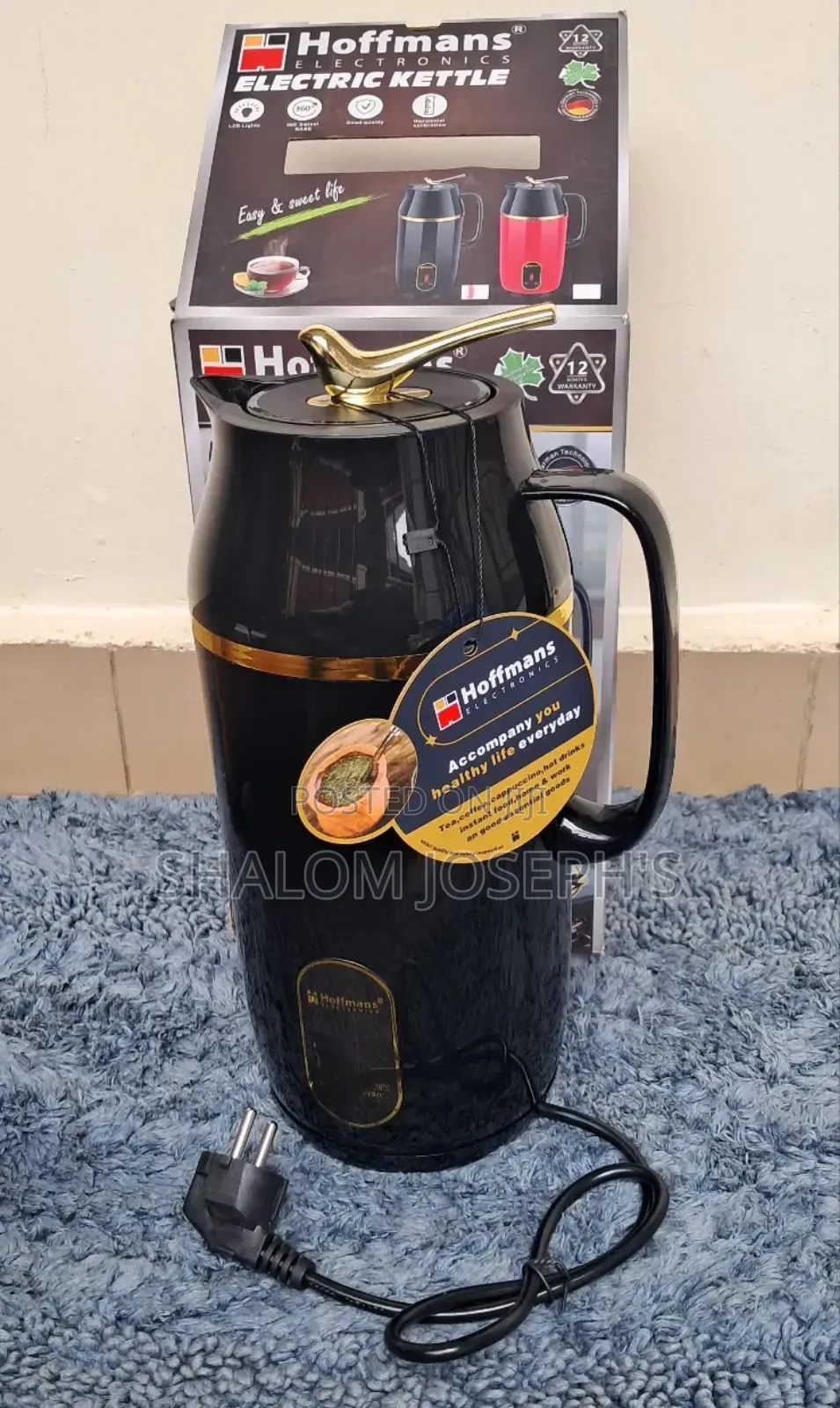Hoffmans Electric Kettle 2 in 1 Paco -Flask