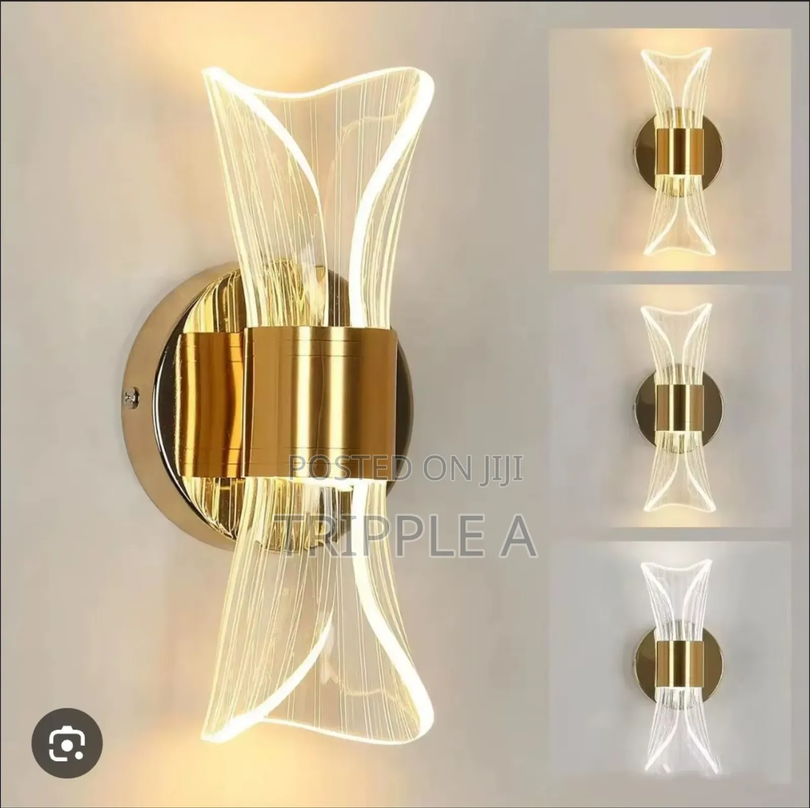 Metal Glass Led Wall Lamp