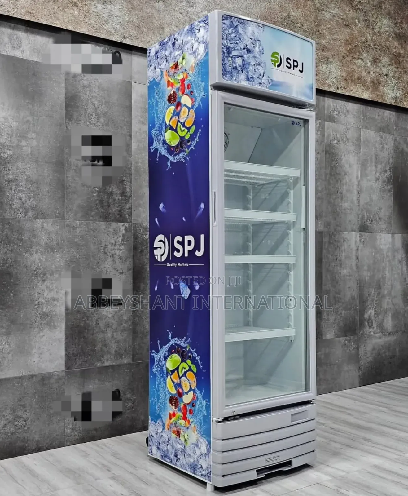 Spj 300l Beverage Cooler Chiller Display Refrigerator.