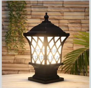 Black Outdoor Waterproof Gate Light