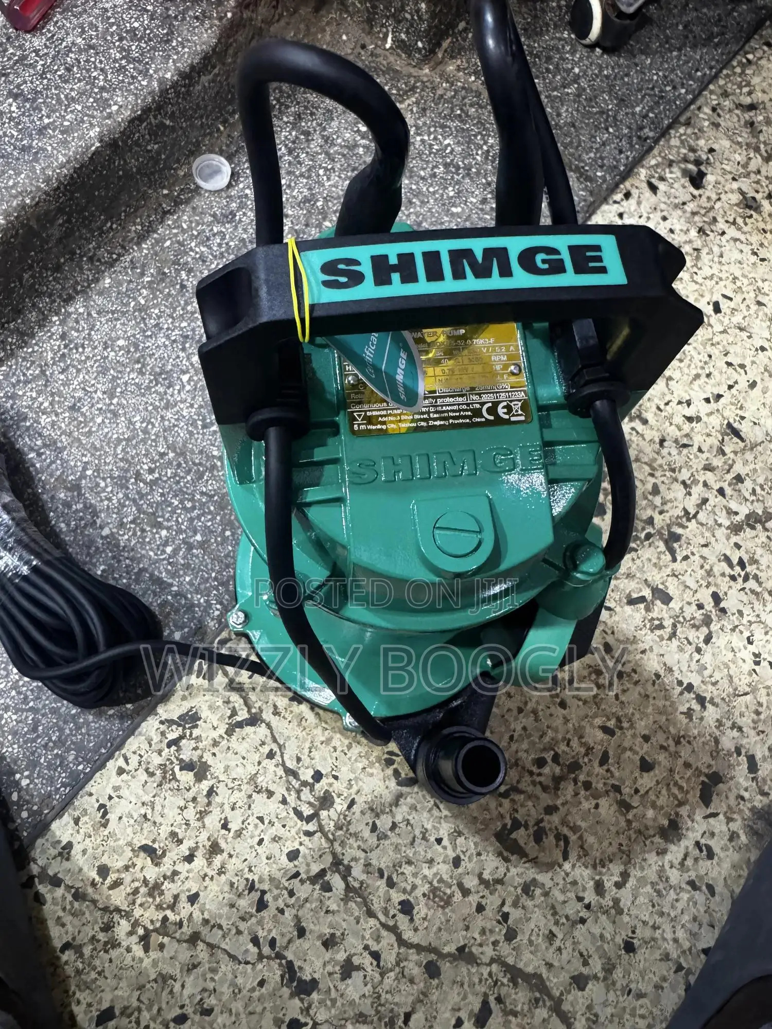 Shimge Submersible Water Pump 34 Meters for Deep Wells