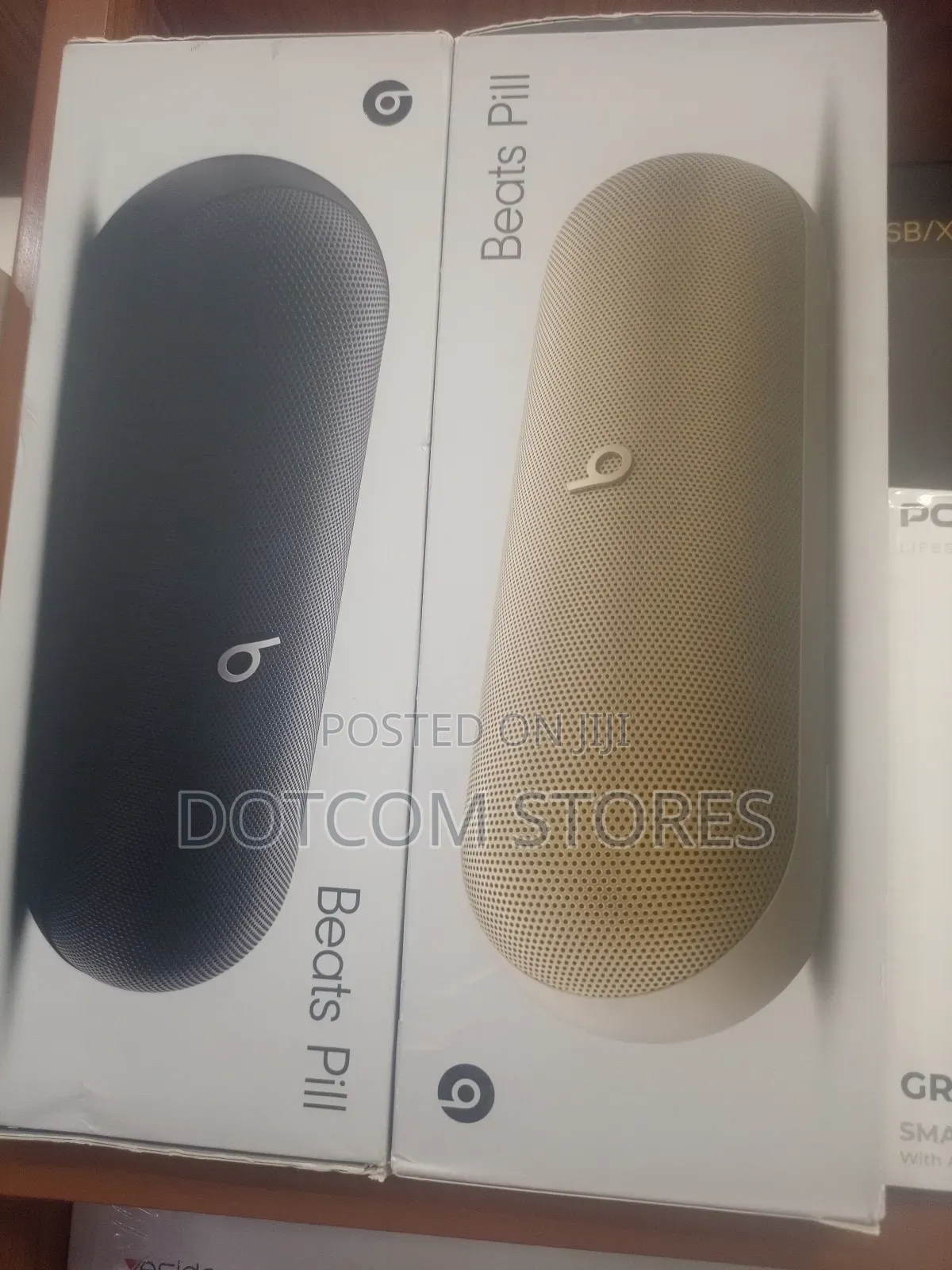 Beats Pill Portable Bluetooth Speakers.