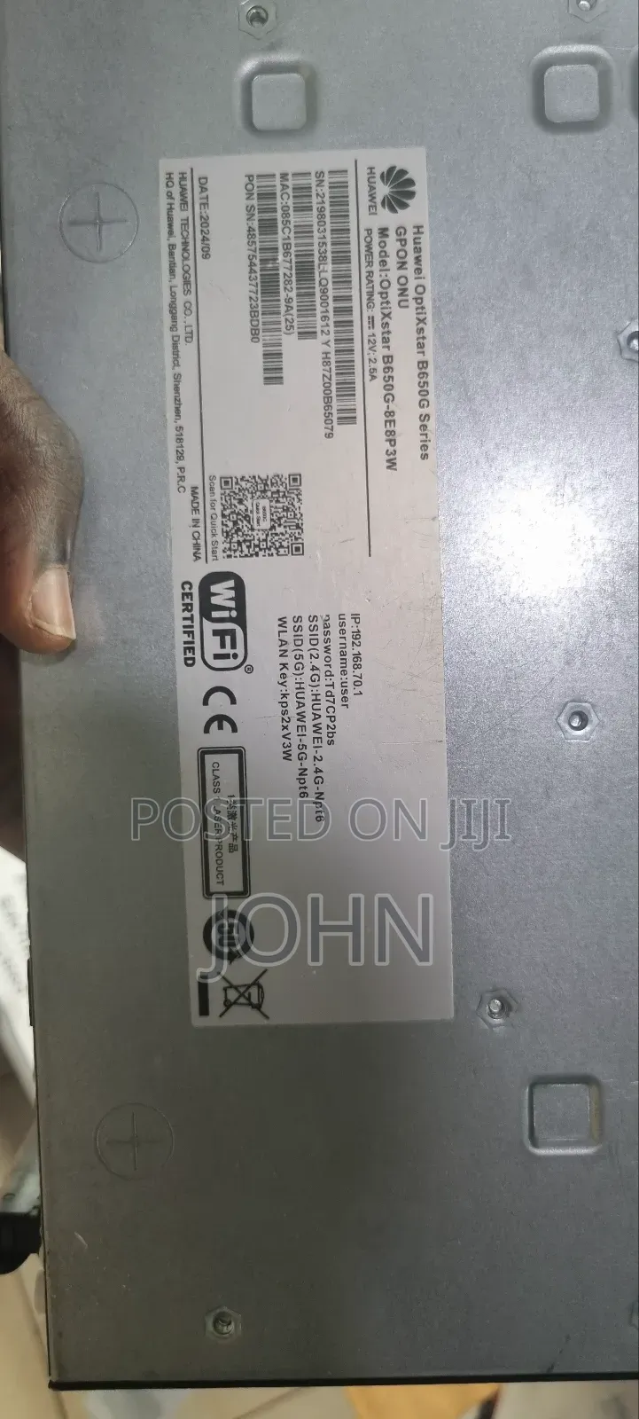 Huawei Optixstar B650g-8e8p3w