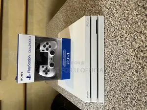 Ps4 Pro Console White Uk Used 1 Pad 2 Games