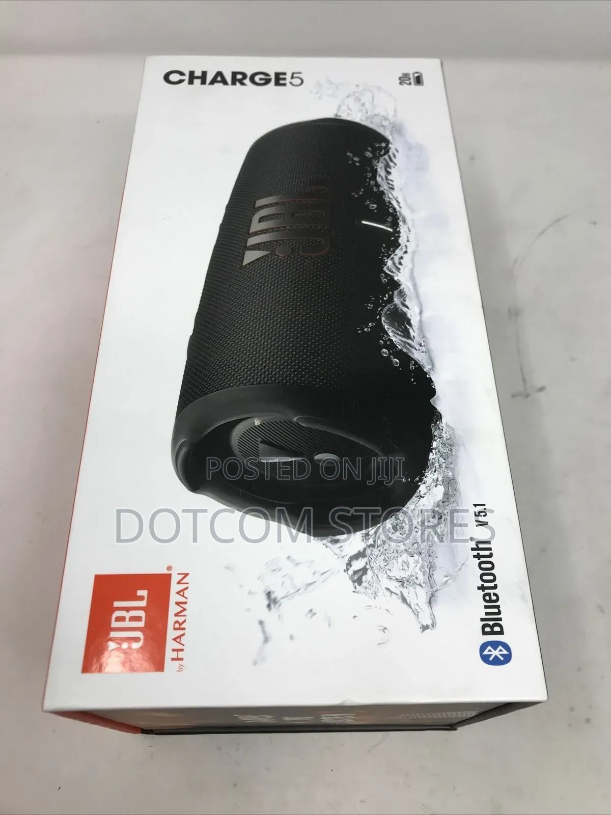 JBL Charge 5 Portable Bluetooth Speaker.