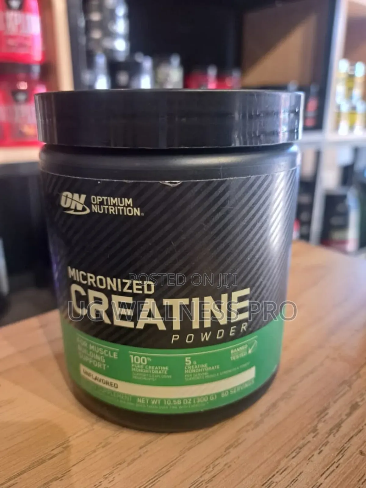 Optimum Nutrition, Micronized Creatine Powder, Unflavored, 300g 60 Ser
