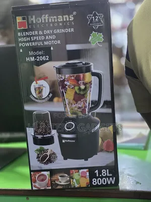 Hoffman Blender 1.8 Litres With Dry Grinder High Speed Brand New