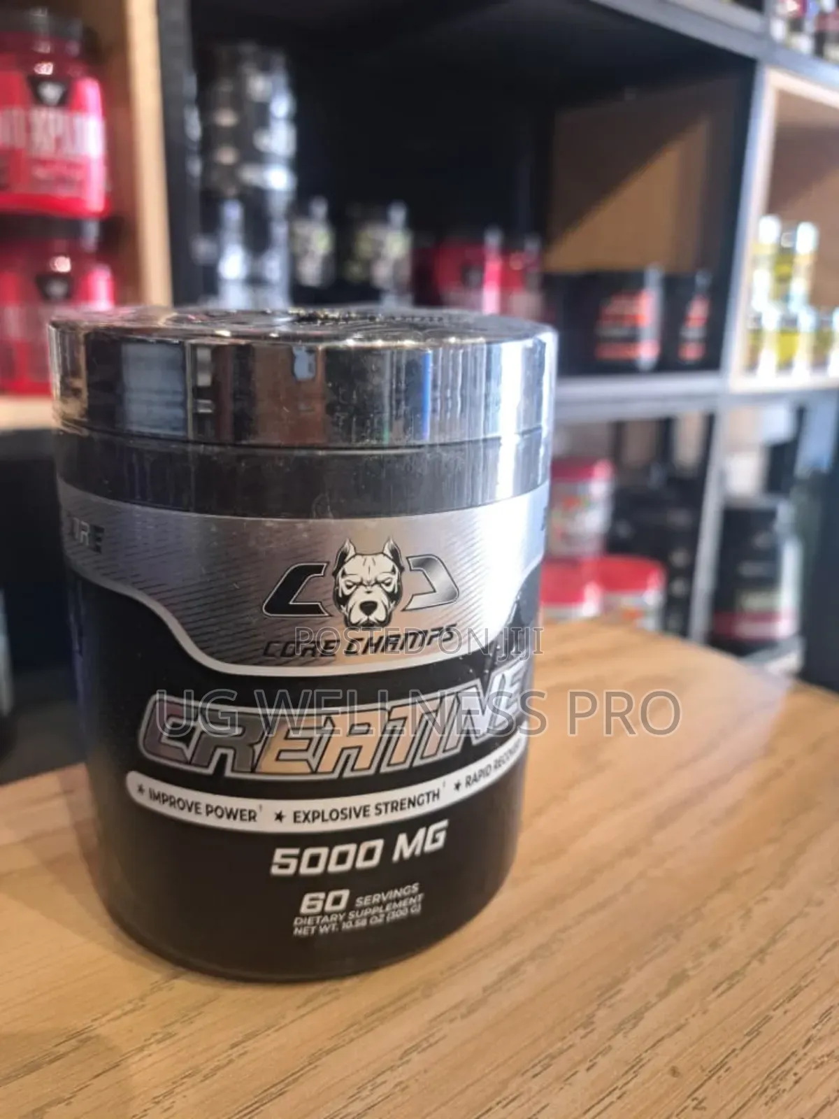 Core Champs Clean Creatine Monohydrate: Zero Bloat, 60 Servings