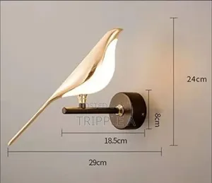 Modern Chirpy Bird Wall Light
