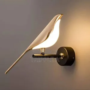 Modern Chirpy Bird Wall Light