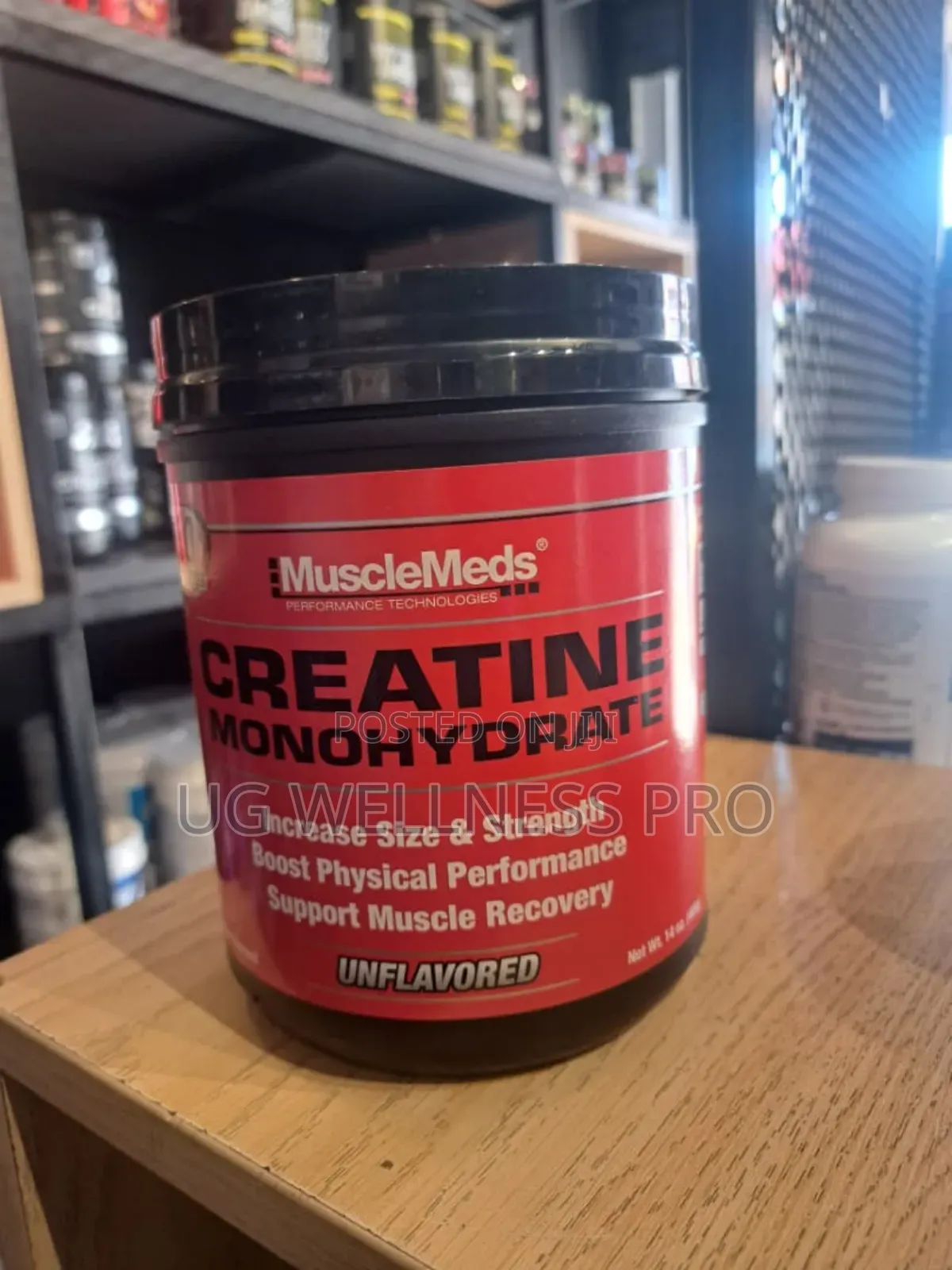 Musclemeds Maximum Strength Pure Creatine Monohydrate, 80 Servings Unf