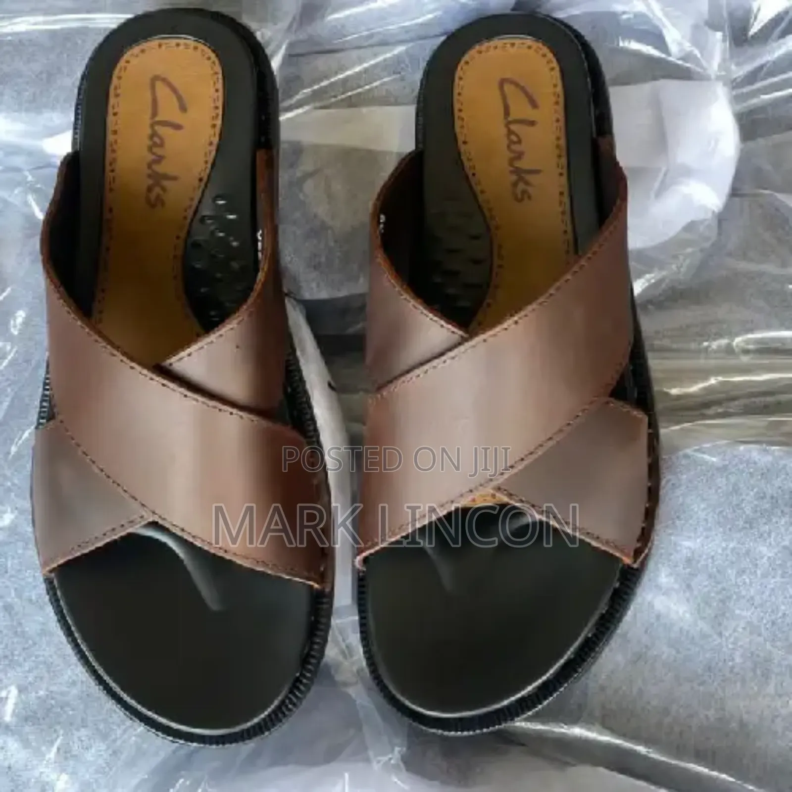 Original Leather Clark's Men's Cross Strap