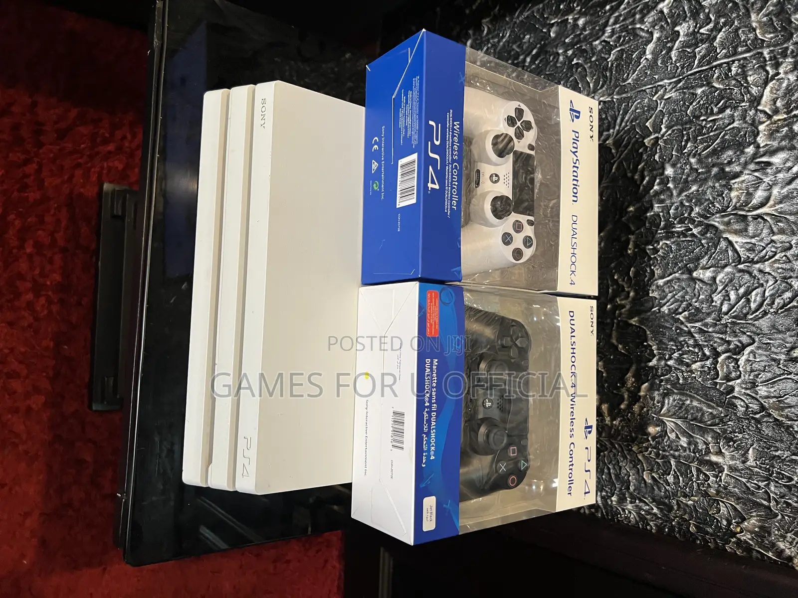 Ps4 Pro Console Used 2 Pads White 14 Games