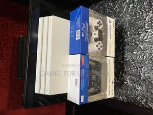 Ps4 Pro Console Used 2 Pads White 14 Games