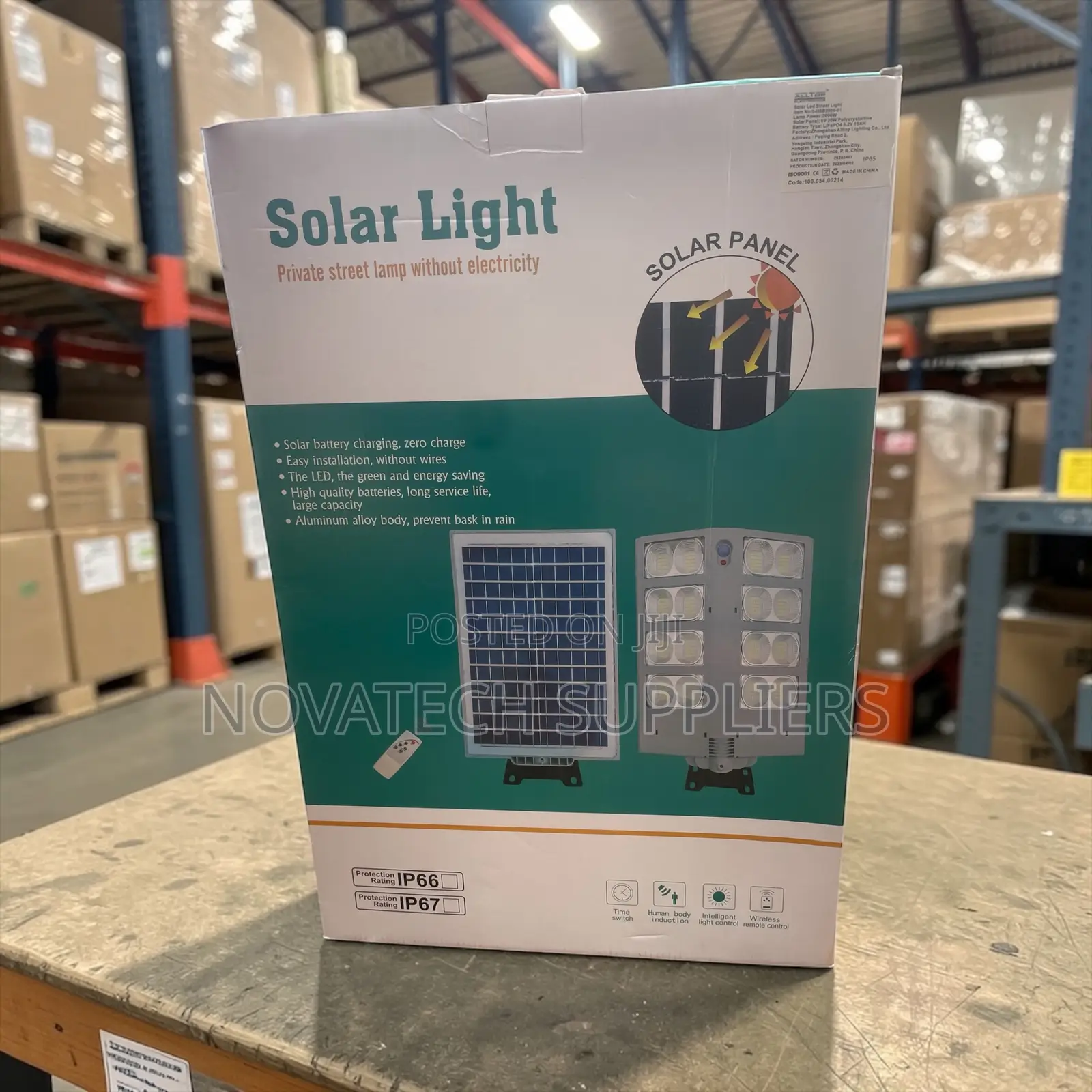 2000w Solar Street Light Ip66 With Auto Sensor