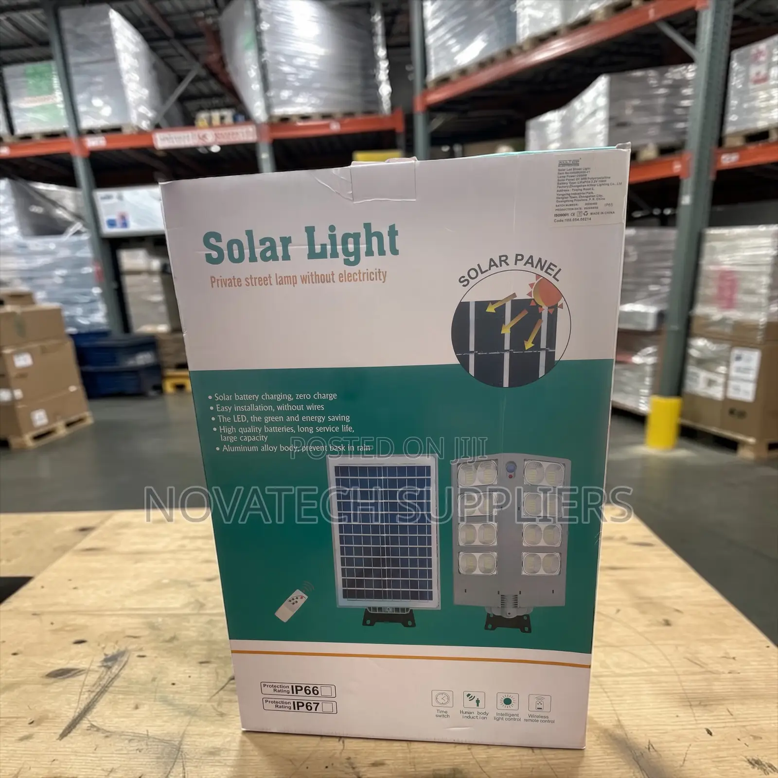 2000w Solar Street Light With Lithium Battery Ip66