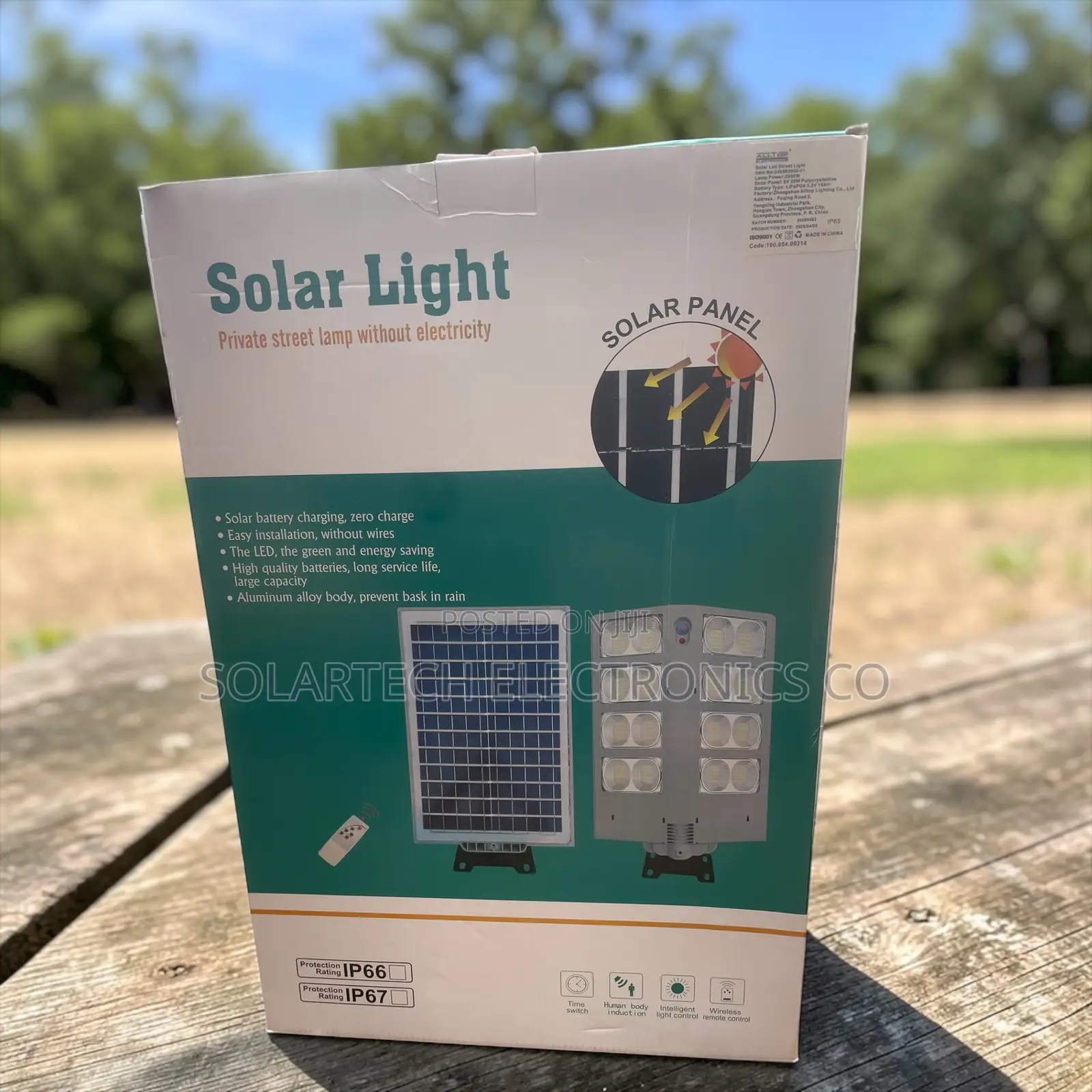 2000w Solar Led Security Street Light Waterproof Ip66