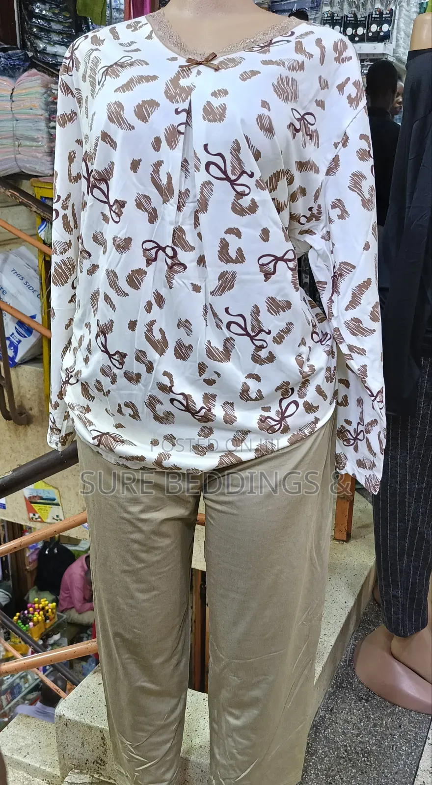 Sozo Ladies Cotton Night Pyjama
