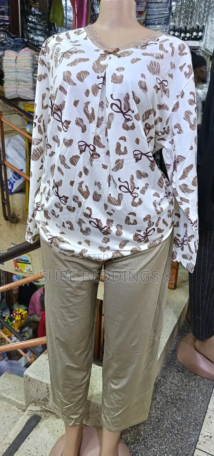 Sozo Ladies Cotton Night Pyjama