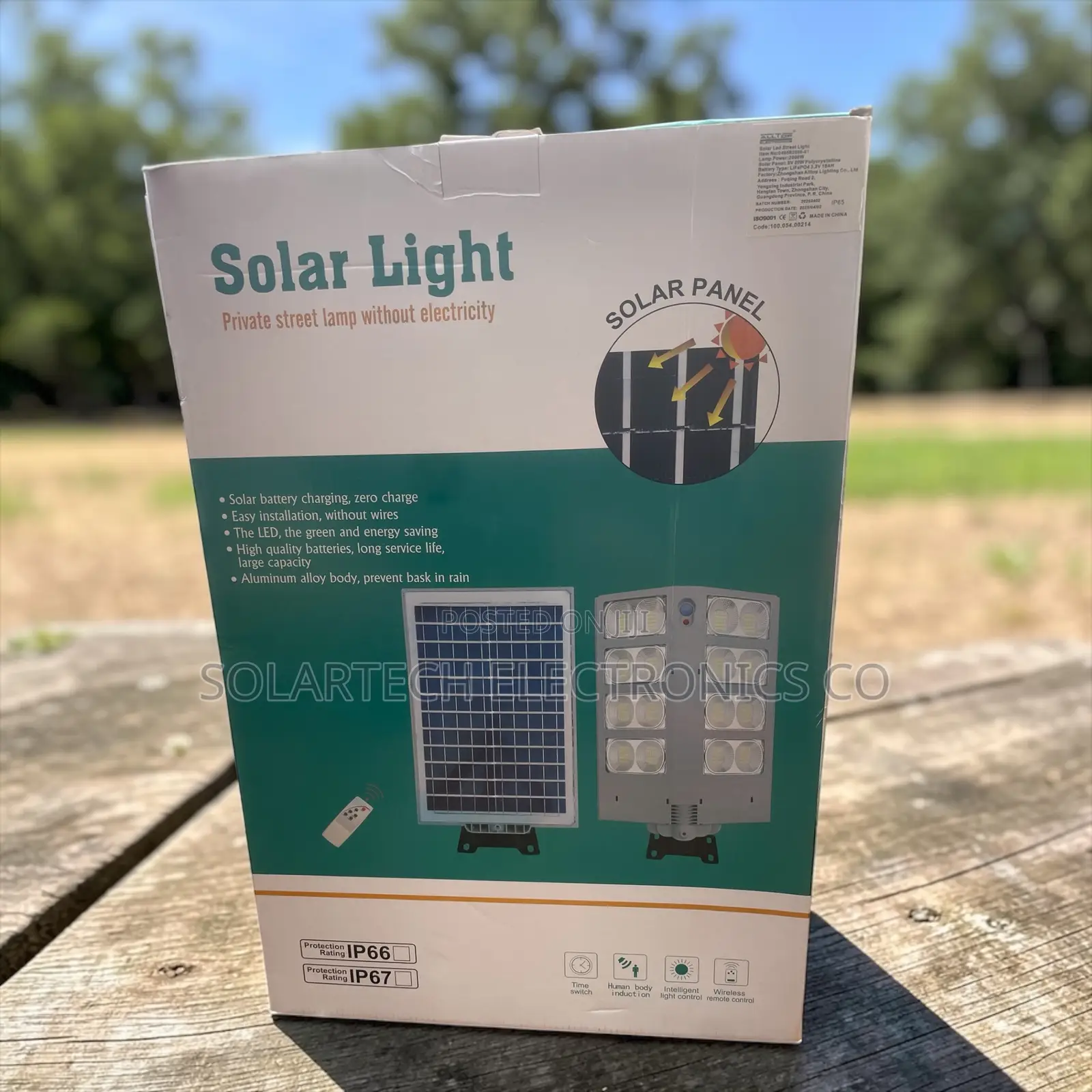2000w High Power Solar Street Light With Sensor