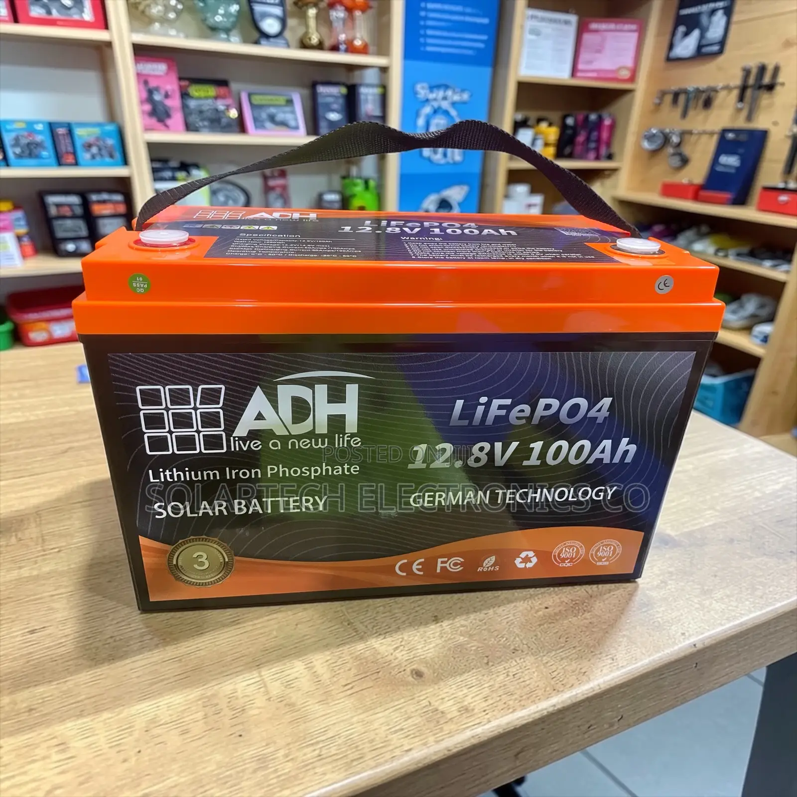 100ah 12v Adh Lifepo4 Solar Battery
