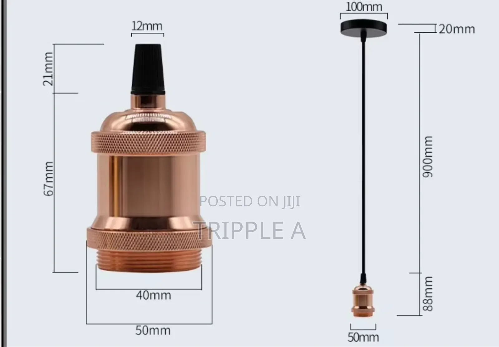 Home Ceiling Hanging Edison Lamp