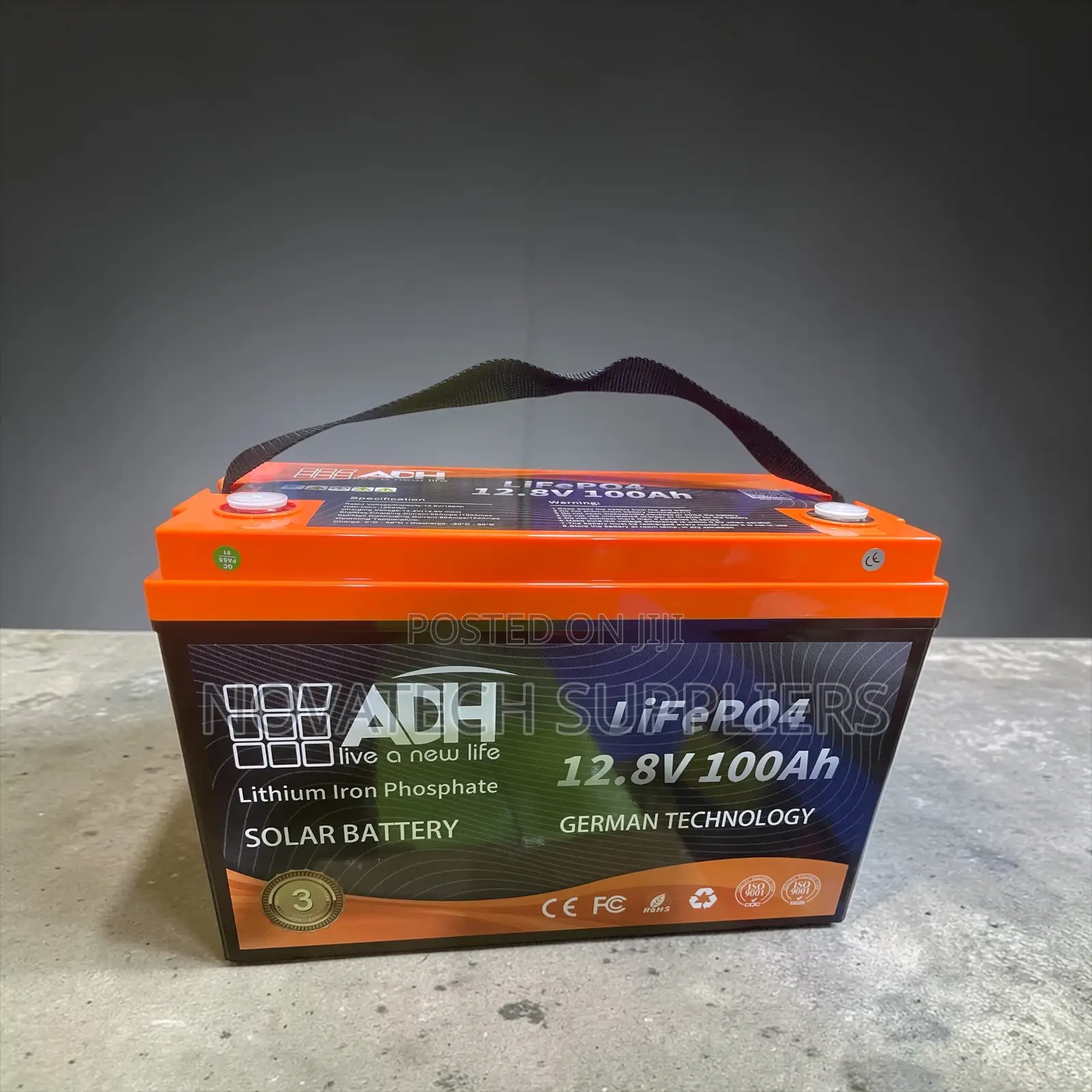 100ah Adh 12v Lithium Solar Power Battery