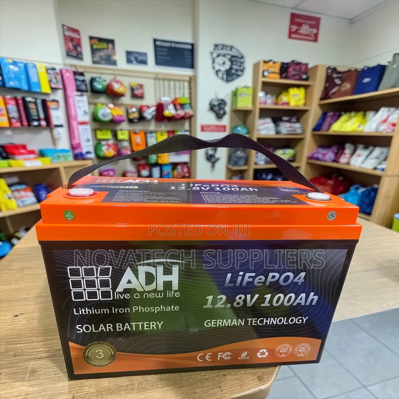 12v 100ah Adh Lithium Battery for Solar Systems
