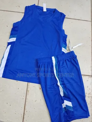 Blue Color Basketball Jersey for Kids