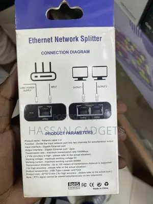 Rj45 Network Splitter Adaptet 1to2