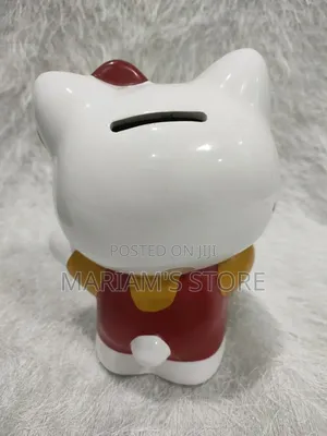Kitty Figural Coin Bank,