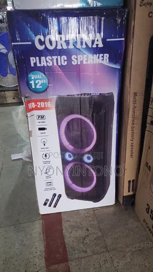 Cortina 12" Dual Rechargeable Giant Speaker Md 2016