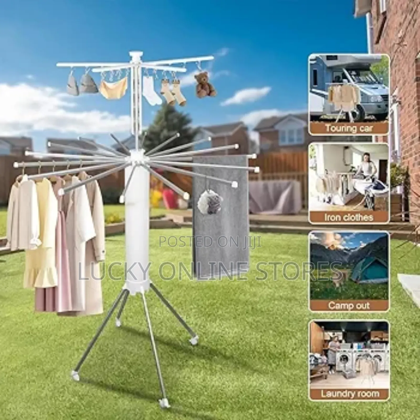 Trippy Clothes Drying Rack