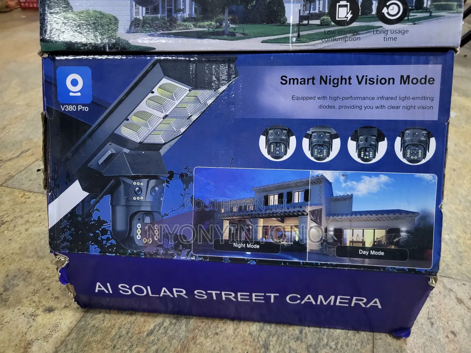 Ai Solar Street Light With Wireless Security Camera