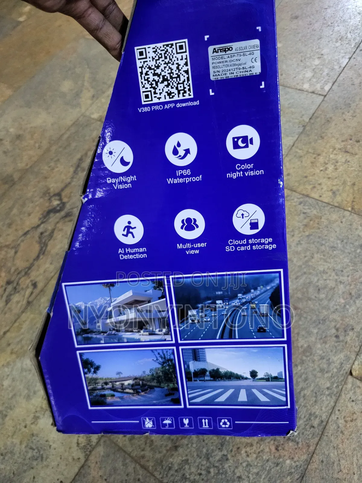 Ai Solar Street Light With Wireless Security Camera
