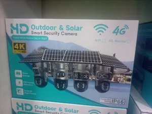 4g/Wifi Solar-Powered Outdoor Security Camera,