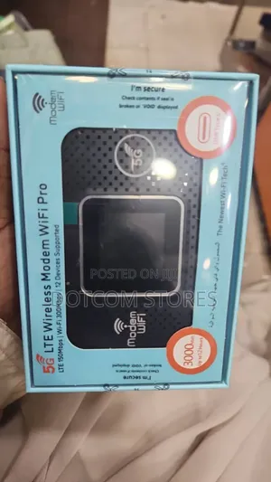 Portable 5g Lte Wireless Modem Wifi Pro Mobile Hotspot Router.