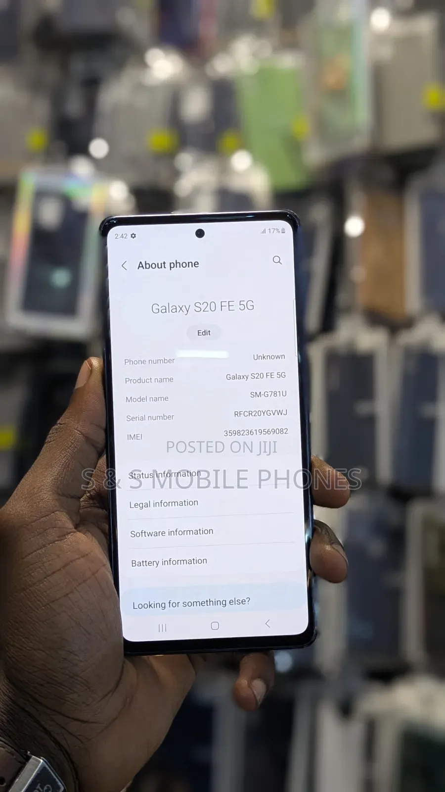 Samsung Galaxy S20 FE 5G 128 GB Blue