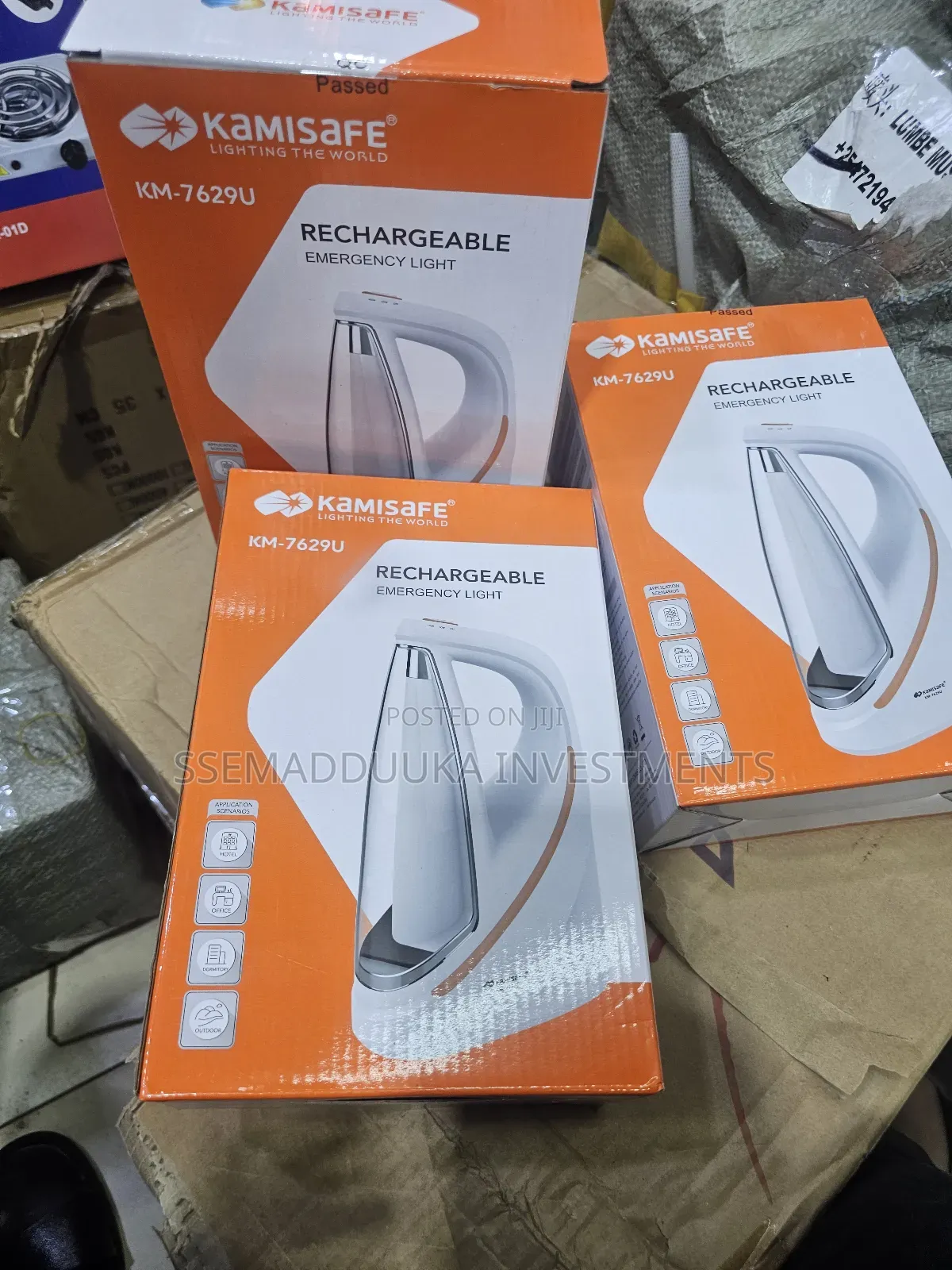 Kamisafe Km-7629u Rechargeable Emergency Light