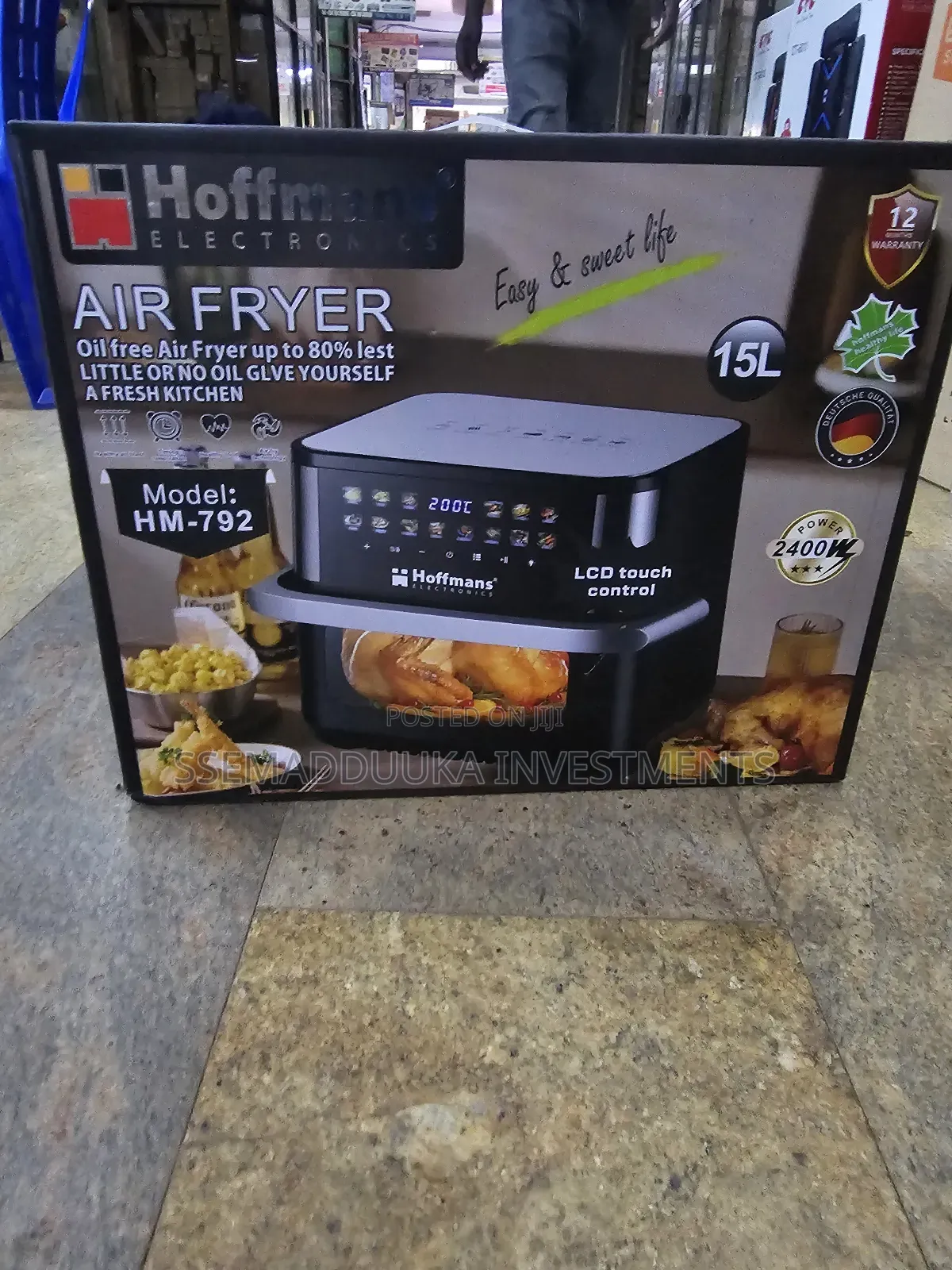 Hoffmans Hm -792 15l Digital Electric Air Fryer