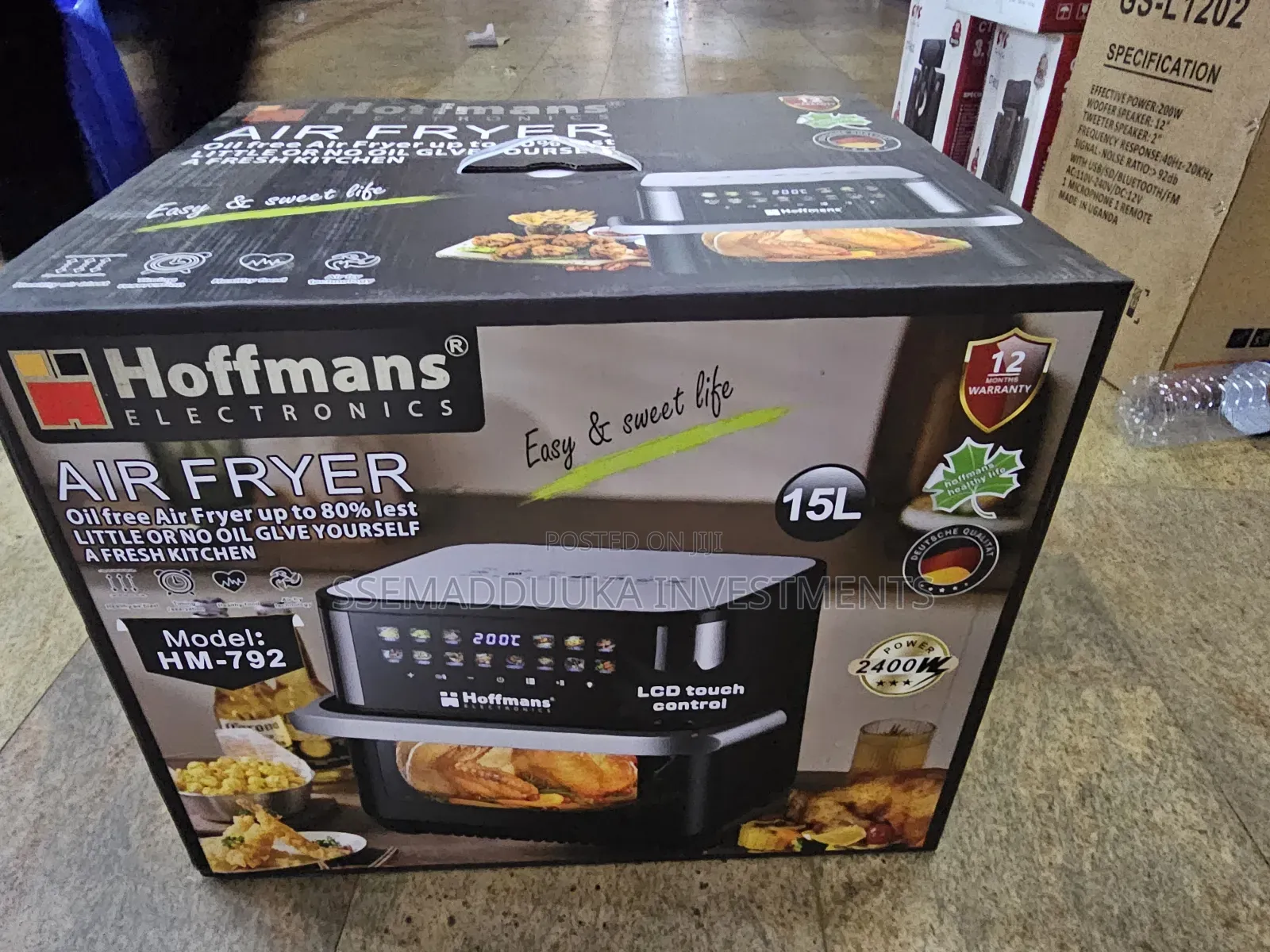 Hoffmans Hm -792 15l Digital Electric Air Fryer
