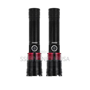 Geepas Rechargeable Zoomable Led Flashlight – Pack Of 2