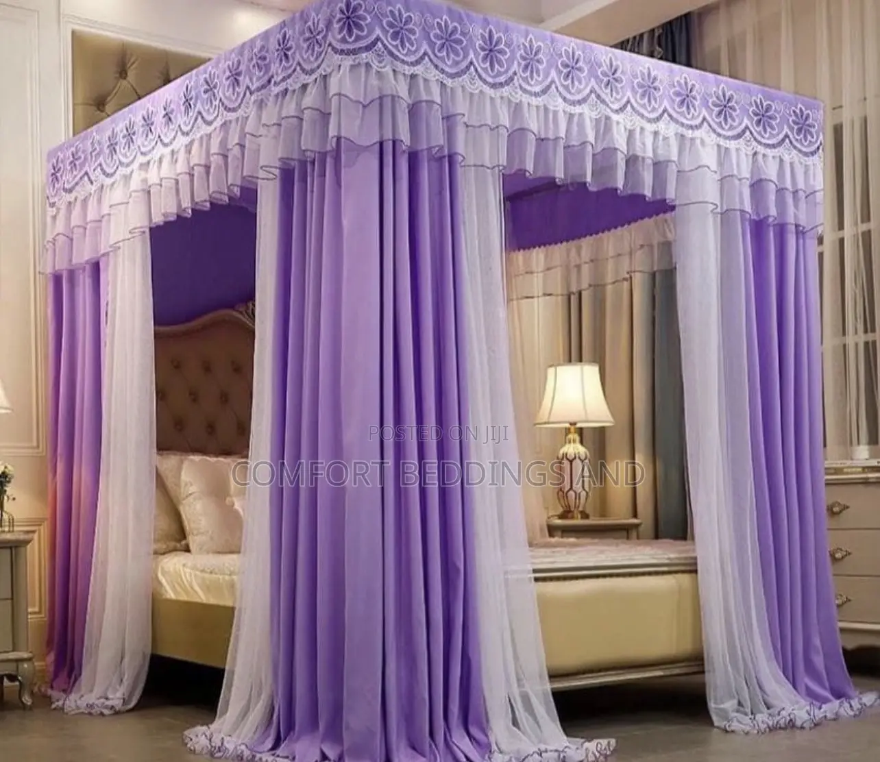 Curtain Mosquito Net Purple