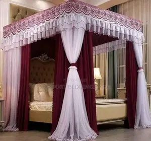 Curtain Mosquito Net Maroon