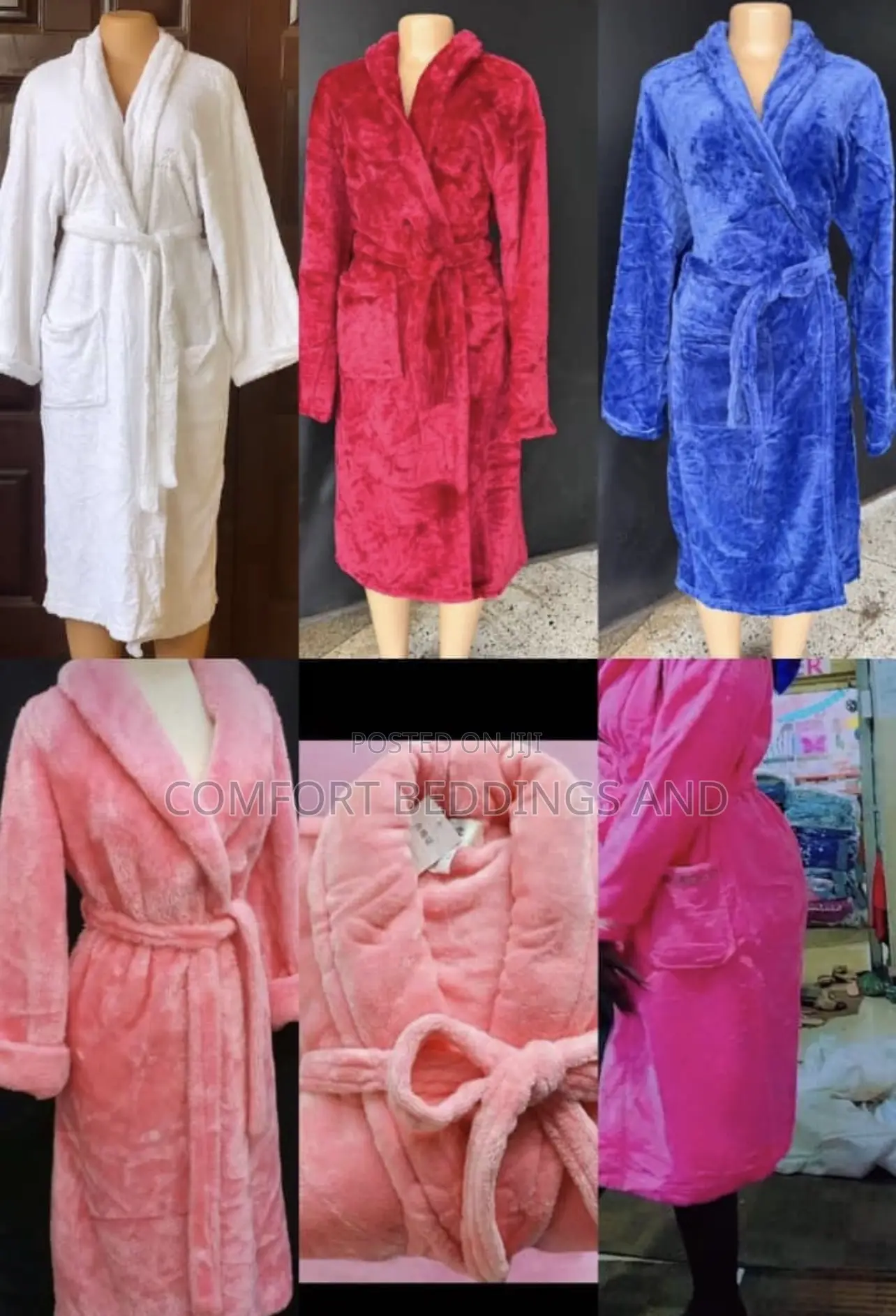 Smooth Cotton Bathrobes