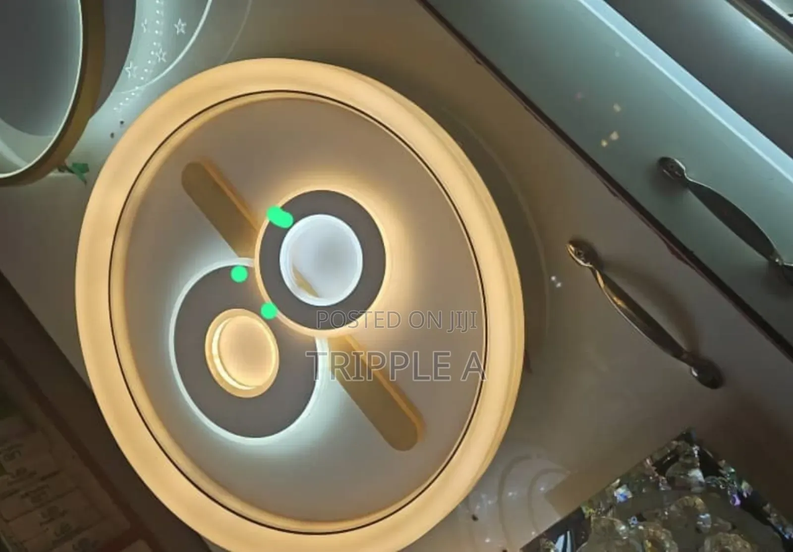 Glass Colour Changing Ceiling Light